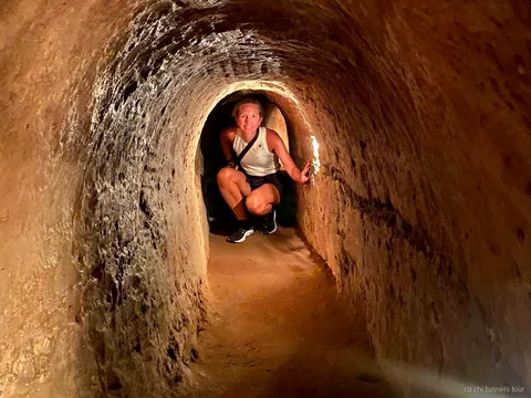 Guide explaining the Ben Duoc section of the Cu Chi Tunnels network