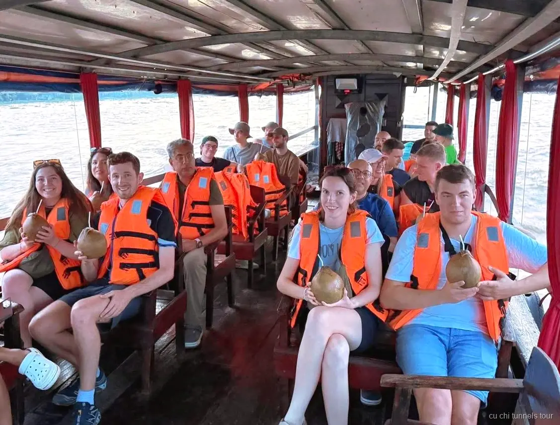 Local family home visit with honey tea tasting in the Mekong Delta