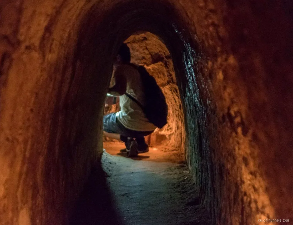 Cu Chi Tunnels underground network visited on the Saigon city combo tour